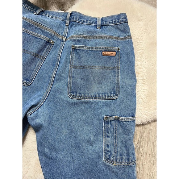 Sorel Jeans Vtg Sorel Double Knee Carpenter Pants Jeans Blue Denim